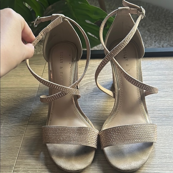 Kelly & Katie Tan Strappy Women's Heels - Picture 1 of 6